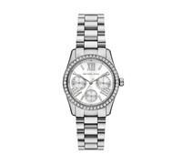 Quarzuhr MICHAEL KORS "Lexington", silber (edelstahlfarben, silberfarben), Armbanduhren, Damen, Quarzuhr, Armbanduhr, Damenuhr, Edelstahlarmband, analog, Tag, Wochentag (25308844-0) edelstahlfarben, s