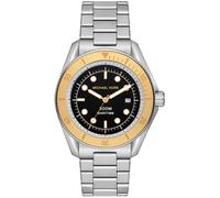 Quarzuhr MICHAEL KORS "MARITIME", silber (silberfarben, schwarz), Armbanduhren, Damen, Armbanduhr, Damenuhr, Herrenuhr, Edelstahlarmband, analog (76366059-0) silberfarben, schwarz