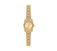 Quarzuhr MICHAEL KORS "MICRO PETITE LEXINGTON", gold (gelbgoldfarben, goldfarben), Armbanduhren, Damen, Quarzuhr, Armbanduhr, Damenuhr, Edelstahlarmband, analog, Glassteine (62710202-0) gelbgoldfarben