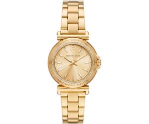 Quarzuhr MICHAEL KORS "MINI MAREN", gold (goldfarben), Armbanduhren, Damen, Quarzuhr, Armbanduhr, Damenuhr, Edelstahlarmband, analog, Glassteine (17163363-0) goldfarben