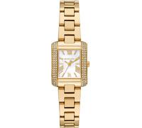 Quarzuhr MICHAEL KORS "PETITE EMERY", gold (goldfarben), Armbanduhren, Damen, Quarzuhr, Armbanduhr, Damenuhr, Edelstahlarmband, analog, Glassteine (94492046-0) goldfarben