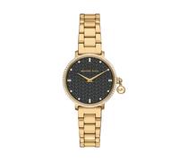 Quarzuhr MICHAEL KORS "Pyper", gold (gelbgoldfarben), Armbanduhren, Damen, Quarzuhr, Armbanduhr, Damenuhr, Edelstahlarmband, analog, Glassteine (12485761-0) gelbgoldfarben
