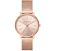 Quarzuhr MICHAEL KORS "PYPER", rosa (roségoldfarben), Armbanduhren, Damen, Quarzuhr, Armbanduhr, Damenuhr, Glassteine, Edelstahlarmband (20645034-0) roségoldfarben