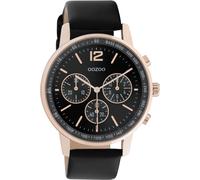 Oozoo Timepieces Herren Uhr - Armbanduhr Herren mit Lederarmband - Analog Herrenuhr in rund C10814