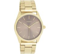 Quarzuhr OOZOO, gold (goldfarben, beige), Armbanduhren, Damen, Quarzuhr, Armbanduhr, Damenuhr, Herrenuhr, Edelstahlarmband, analog (74239452-0) goldfarben, beige