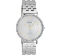 Quarzuhr OOZOO, grau (grau, grau), Armbanduhren, Damen, Quarzuhr, Armbanduhr, Damenuhr, Edelstahlarmband, analog (57250131-0)