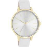 Quarzuhr OOZOO, grau (hellgrau), Armbanduhren, Damen, Quarzuhr, Armbanduhr, Damenuhr, Herrenuhr, Lederarmband (16617639-0)