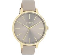 Quarzuhr OOZOO, grau (taupe), Armbanduhren, Damen, Quarzuhr, Armbanduhr, Damenuhr, Herrenuhr, Lederarmband (44552409-0) taupe