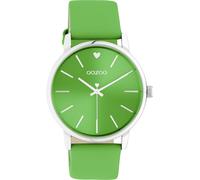Quarzuhr OOZOO, grün, Armbanduhren, Damen, Quarzuhr, Armbanduhr, Damenuhr, Lederarmband (43496756-0)