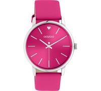 Quarzuhr OOZOO, pink, Armbanduhren, Damen, Armbanduhr, Damenuhr, Lederarmband (49524720-0) pink