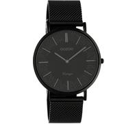 Quarzuhr OOZOO, schwarz, Armbanduhren, Damen, Armbanduhr, Damenuhr, Edelstahlarmband (64437306-0) schwarz