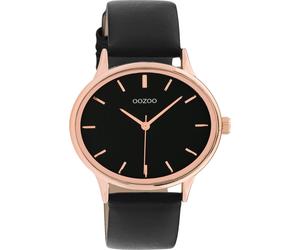 Quarzuhr OOZOO, schwarz, Armbanduhren, Damen, Quarzuhr, Armbanduhr, Damenuhr, Lederarmband (67267002-0) schwarz