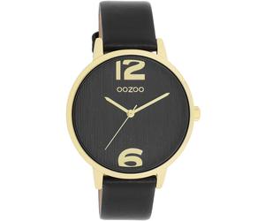Quarzuhr OOZOO, schwarz, Armbanduhren, Damen, Quarzuhr, Armbanduhr, Damenuhr, Lederarmband (98628506-0)