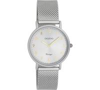 Quarzuhr OOZOO, silber (silberfarben), Armbanduhren, Damen, Quarzuhr, Armbanduhr, Damenuhr, analog (69190318-0)