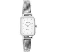 Quarzuhr OOZOO, silber (silberfarben), Armbanduhren, Damen, Quarzuhr, Armbanduhr, Damenuhr, Edelstahlarmband (21303540-0)