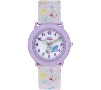 Prinzessin Lillifee Mädchen Armbanduhr 2037731 Textilband Schmetterlinge lila