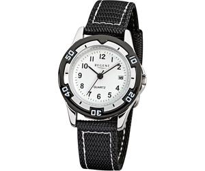Quarzuhr REGENT "6800.79.10, F318", schwarz, Armbanduhren, Kinder, Quarzuhr, Armbanduhr, Kinderuhr, Lernuhr, Jungen, Schulanfang, Geschenkidee (76120447-0) schwarz