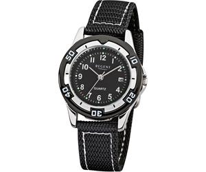 Quarzuhr REGENT "6800.79.16, F317", schwarz, Armbanduhren, Kinder, Quarzuhr, Armbanduhr, Kinderuhr, Lernuhr, Jungen, Schulanfang, Geschenkidee (75055814-0) schwarz