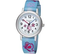 Quarzuhr REGENT, blau (hellblau, silberfarben), Armbanduhren, Damen, Quarzuhr, Armbanduhr, Kinderuhr, Lernuhr, Mädchen, Schulanfang, Geschenkidee (14363053-0)