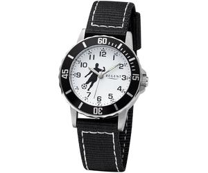 Quarzuhr REGENT "F1374 - 3246.79.16", schwarz, Armbanduhren, Kinder, Quarzuhr, Armbanduhr, Kinderuhr, Lernuhr, Jungen, Schulanfang, Geschenkidee (66947157-0) schwarz