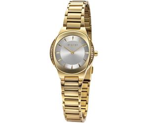 Quarzuhr REGENT "F1490 - 32674591", gold (goldfarben), Armbanduhren, Damen, Quarzuhr, Armbanduhr, Damenuhr, Glassteine, Edelstahlarmband (93055562-0) goldfarben
