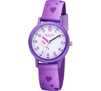 Regent Damen Analog Quarz Uhr mit Stoff Armband 12400291