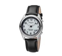 Quarzuhr REGENT, schwarz, Armbanduhren, Herren, Quarzuhr, Armbanduhr, Damenuhr, Herrenuhr, Lederarmband, analog, Tag (68333932-0) schwarz