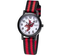 Quarzuhr REGENT, schwarz (schwarz, rot), Armbanduhren, Kinder, Quarzuhr, Armbanduhr,Kinderuhr,Lernuhr,Mädchen, Jungen,Schulanfang,Geschenkidee (15160928-0) schwarz, rot