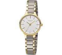 Quarzuhr REGENT, silber (goldfarben, titansilberfarben), Armbanduhren, Damen, Quarzuhr, Armbanduhr, Damenuhr, Titanarmband, Mineralglas, analog, Ø ca. 28mm (41596914-0) goldfarben, titansilberfarben