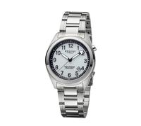 Quarzuhr REGENT, silber (silberfarben), Armbanduhren, Herren, Quarzuhr, Armbanduhr, Damenuhr, Herrenuhr, Edelstahlarmband, analog, Tag (83506916-0) silberfarben