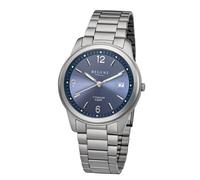 Quarzuhr REGENT, silber (titansilberfarben), Armbanduhren, Herren, Quarzuhr, Armbanduhr, Herrenuhr, analog, Tag (50659638-0)