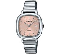 Quarzuhr, rosa (edelstahlfarben, rosé), CASIO TIMELESS COLLECTION, Armbanduhren, Damen, Quarzuhr, Armbanduhr, Damenuhr, Herrenuhr, Edelstahlarmband, analog, Tag (31844431-0) edelstahlfarben, rosé