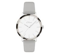 Quarzuhr S.OLIVER "Acetate Circle", grau, Armbanduhren, Damen, Quarzuhr, Armbanduhr, Damenuhr, analog (44949821-0) grau