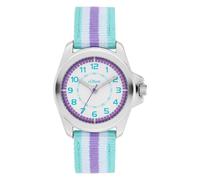 Quarzuhr S.OLIVER "Color Stripes", lila (blau), Armbanduhren, Kinder, Quarzuhr, Armbanduhr, Kinderuhr, Mädchen, analog (83473105-0) blau