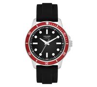 Quarzuhr S.OLIVER "Elegant Silicone", rot (schwarz, rot), Armbanduhren, Herren, Quarzuhr, Armbanduhr, Herrenuhr, Silikonarmband, analog (29461662-0) schwarz, rot