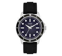 Quarzuhr S.OLIVER "Elegant Silicone", schwarz (schwarz, blau), Armbanduhren, Herren, Quarzuhr, Armbanduhr, Herrenuhr, Silikonarmband, analog (68257920-0) schwarz, blau