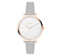 Quarzuhr S.OLIVER "Lovely Time", rosa (grau), Armbanduhren, Damen, Quarzuhr, Armbanduhr, Damenuhr, analog (48307307-0) grau