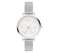 Quarzuhr S.OLIVER "Lovely Time", silberfarben, Armbanduhren, Damen, Quarzuhr, Armbanduhr, Damenuhr, Edelstahlarmband, analog (36958523-0) silberfarben