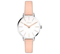 Quarzuhr S.OLIVER "Petite Time", rosa, Armbanduhren, Damen, Quarzuhr, Armbanduhr, Damenuhr, analog (83867258-0) rosa