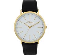 Quarzuhr S.OLIVER, schwarz, Armbanduhren, Damen, Quarzuhr, Armbanduhr, Damenuhr, Herrenuhr, analog (45183916-0) schwarz