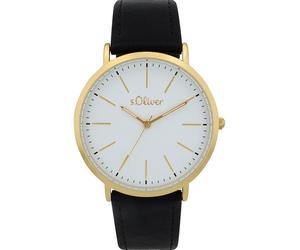 Quarzuhr S.OLIVER, schwarz, Armbanduhren, Damen, Quarzuhr, Armbanduhr, Damenuhr, Herrenuhr, analog (45183916-0) schwarz