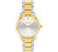 s.Oliver Quarzuhr Damen, Bicolor, Edelstahl, Alloy 2038380