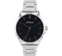 Quarzuhr S.OLIVER, silber (silberfarben), Armbanduhren, Damen, Quarzuhr, Armbanduhr, Damenuhr, Edelstahlarmband, analog (16615722-0) silberfarben