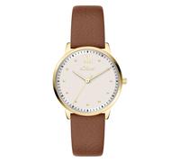 Quarzuhr S.OLIVER "Soft Elegance", beige, Armbanduhren, Damen, Quarzuhr, Armbanduhr, Damenuhr, analog (81058120-0) beige