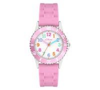 Quarzuhr S.OLIVER "The Happy Time", rosa, Armbanduhren, Kinder, Quarzuhr, Armbanduhr, Silikonarmband, Kinderuhr, Mädchen, Jungen, analog (17742022-0) rosa
