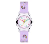Quarzuhr S.OLIVER "The Joy Time", lila, Armbanduhren, Kinder, Quarzuhr, Armbanduhr, Silikonarmband, Kinderuhr, Mädchen, analog (54648621-0) lila