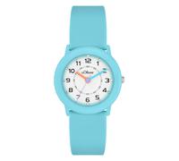 Quarzuhr S.OLIVER "The Little Spark", blau, Armbanduhren, Kinder, Quarzuhr, Armbanduhr, Silikonarmband, Kinderuhr, Mädchen, analog (50695221-0) blau