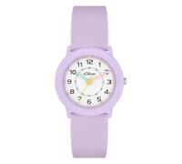 Quarzuhr S.OLIVER "The Little Spark", lila, Armbanduhren, Kinder, Quarzuhr, Armbanduhr, Silikonarmband, Kinderuhr, Mädchen, analog (32702427-0) lila
