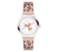 Quarzuhr S.OLIVER "The Twinkle Fun", beige (gelb), Armbanduhren, Kinder, Quarzuhr, Armbanduhr, Silikonarmband, Kinderuhr, Mädchen, analog (70085565-0) gelb