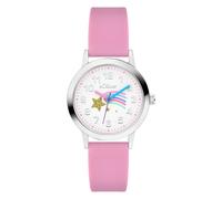 Quarzuhr S.OLIVER "The Twinkle Fun", rosa, Armbanduhren, Kinder, Quarzuhr, Armbanduhr, Silikonarmband, Kinderuhr, Mädchen, analog (86295664-0) rosa